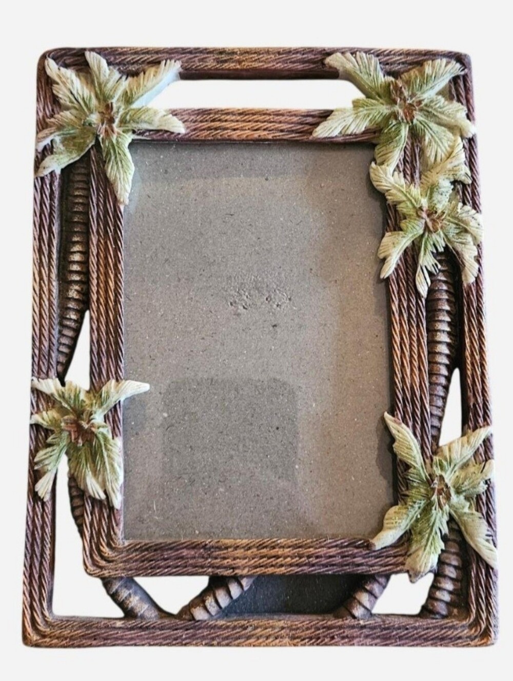 Vintage Novelty Palm Tree Picture Frame